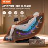 VEVOR Massage Chair with Flexible SL-Track, Full Body Zero Gravity Recliner, 10-18 Auto Modes, 3D Shiatsu, Heating, Bluetooth Speaker, Airbag