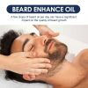 EELHOE Beard Care Oil - Strengthen And Nourish Beard Roots Moisturizing And Shine-Enhancing Beard Growth Serum For Men Hair Care Hydrating