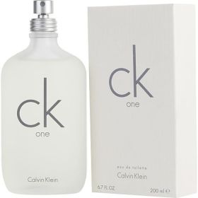 CK ONE by Calvin Klein (Scent: Bergamot, Papaya, Lemon, Mandarin Orange, Cardamom, Green Notes, Pineapple, Lily of the Valley, Jasmine, Orris Root, Rose, Violet, Nutmeg, Oakmoss, Cedar, Musk, Amber, Sandalwood, Option: UNISEX, size: 6.7 OZ)