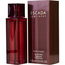 ESCADA SENTIMENT by Escada (Scent: Lime, Juniper berries, Nutmeg, Sandwood, Pink pepper, Option: MEN, size: 3.3 OZ)
