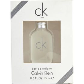 CK ONE by Calvin Klein (Scent: Bergamot, Papaya, Lemon, Mandarin Orange, Cardamom, Green Notes, Pineapple, Lily of the Valley, Jasmine, Orris Root, Rose, Violet, Nutmeg, Oakmoss, Cedar, Musk, Amber, Sandalwood, Option: UNISEX, size: 0.5 OZ)