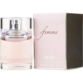 BOSS FEMME by Hugo Boss (Scent: Tangerine, Freesia, Black Currant, Bulgarian Rose, Jasmine, Lily, Lemon Tree, Amber, Apricot, Option: WOMEN, size: 2.5 OZ)