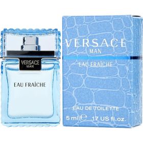 VERSACE MAN EAU FRAICHE by Gianni Versace (Scent: broom, violet, musk, tea tree oil, cedar, Option: MEN, size: 0.17 OZ)