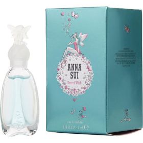 SECRET WISH by Anna Sui (Scent: Fruity Floral, Lemon, Tagete, Melon, Black Currant, Pineapple,White Cedarwood, Amber, Skin Musk, Option: WOMEN, size: 0.17 OZ)