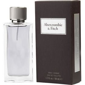 ABERCROMBIE & FITCH FIRST INSTINCT by Abercrombie & Fitch (Scent: Gin, Tonic Water, Melon, Sichuan Pepper, Violet Leaf, Citruses, Suede, Musk, Amber, Option: MEN, size: 1.7 OZ)